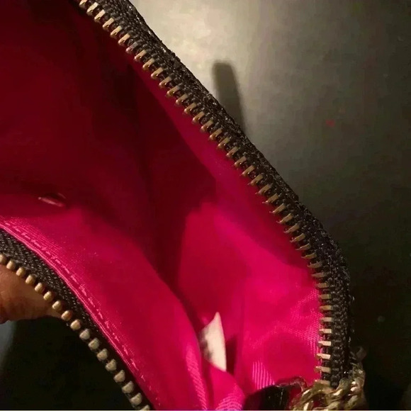 Kate Spade Black Sparkle Card Holder - Picture 5 of 7